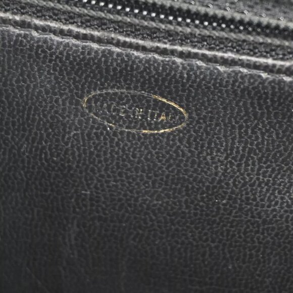 CHANEL CC Logo 2Way Vanity Shoulder Hand Bag Caviar Skin Leather BK GHW - Picture 12 of 14